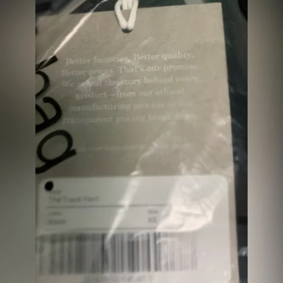 Everlane Men's the track pant Joggers XS in organic cotton black - Picture 11 of 11